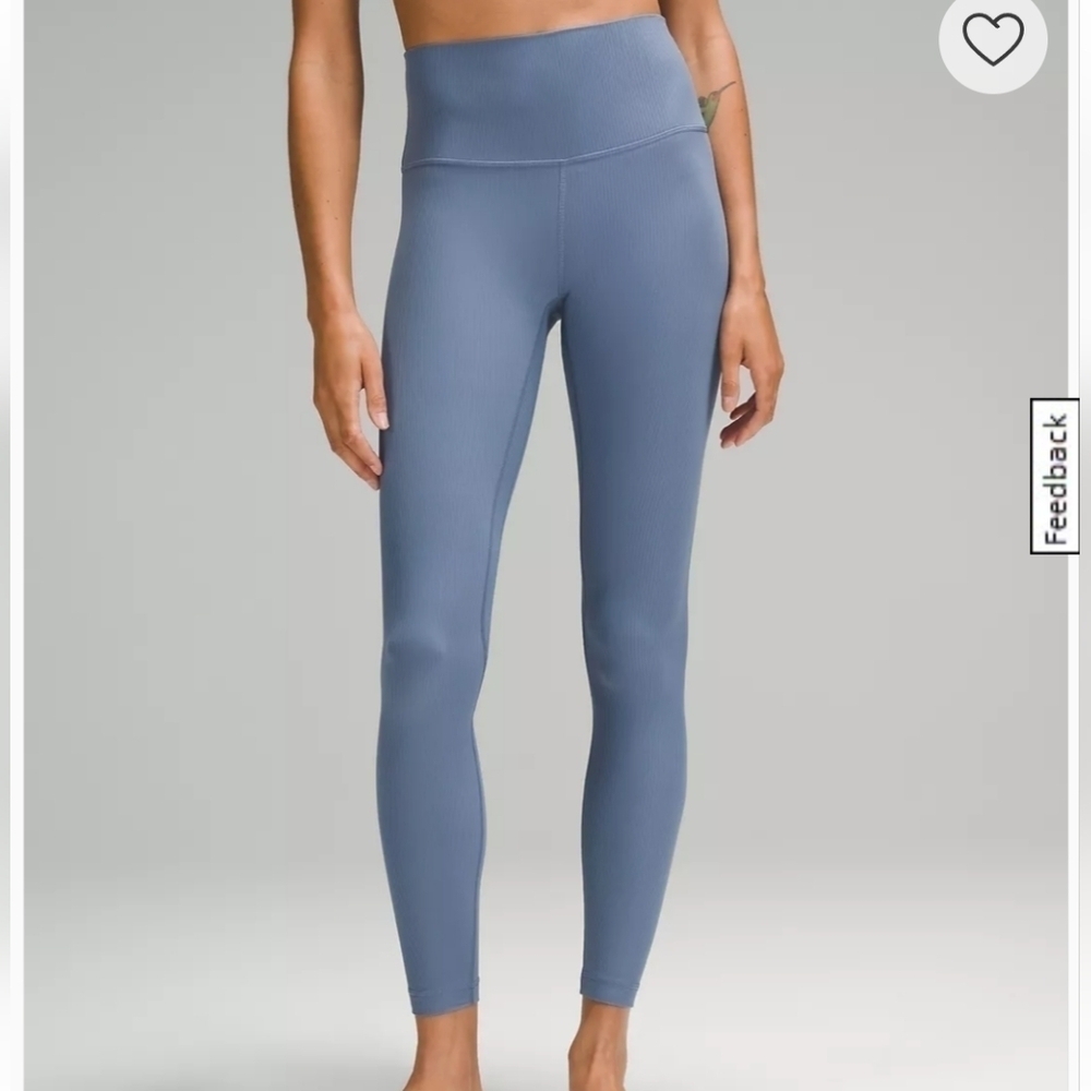Lululemon Align Blue High Rise Leggings As 6